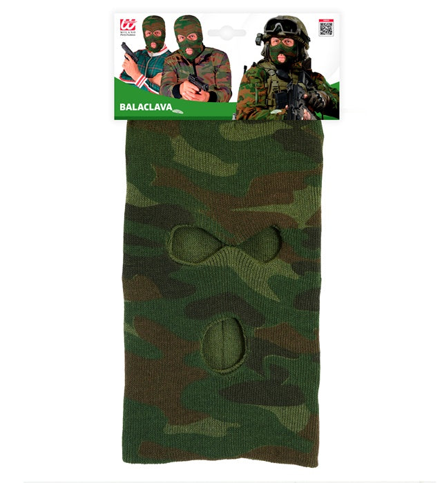 Camouflage Balaclava Maske mit Tarnmuster für Fasnacht und Outdoor