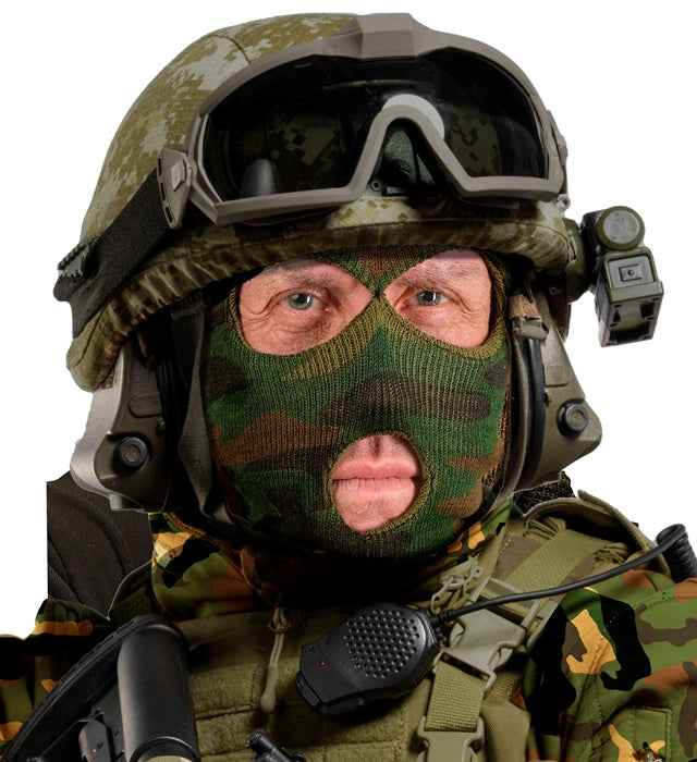 Camouflage Balaclava Maske mit Tarnmuster für Fasnacht und Outdoor
