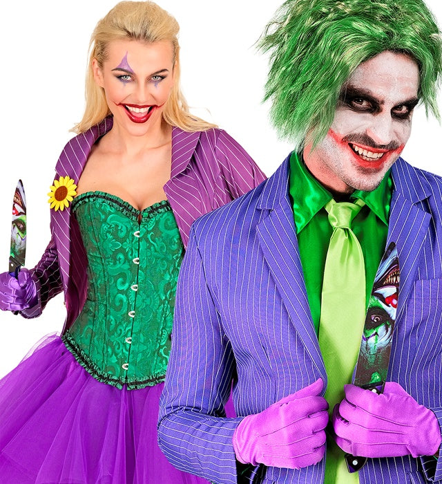 Evil Clown Messer 31 cm – gruseliges Fasnacht-Kostümzubehör