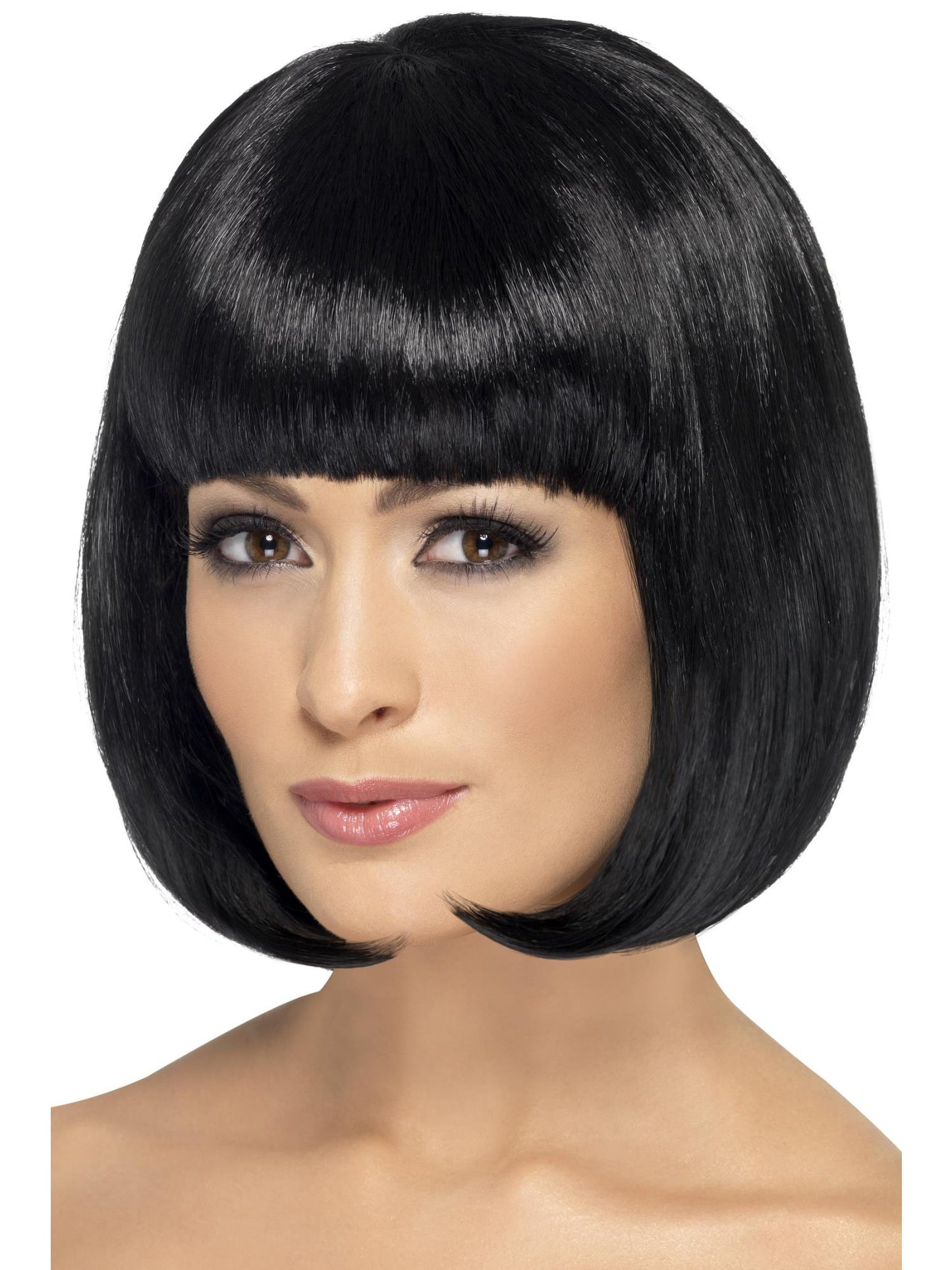 Smiffys Partyrama Wig, 12 inch, Blue für Damen