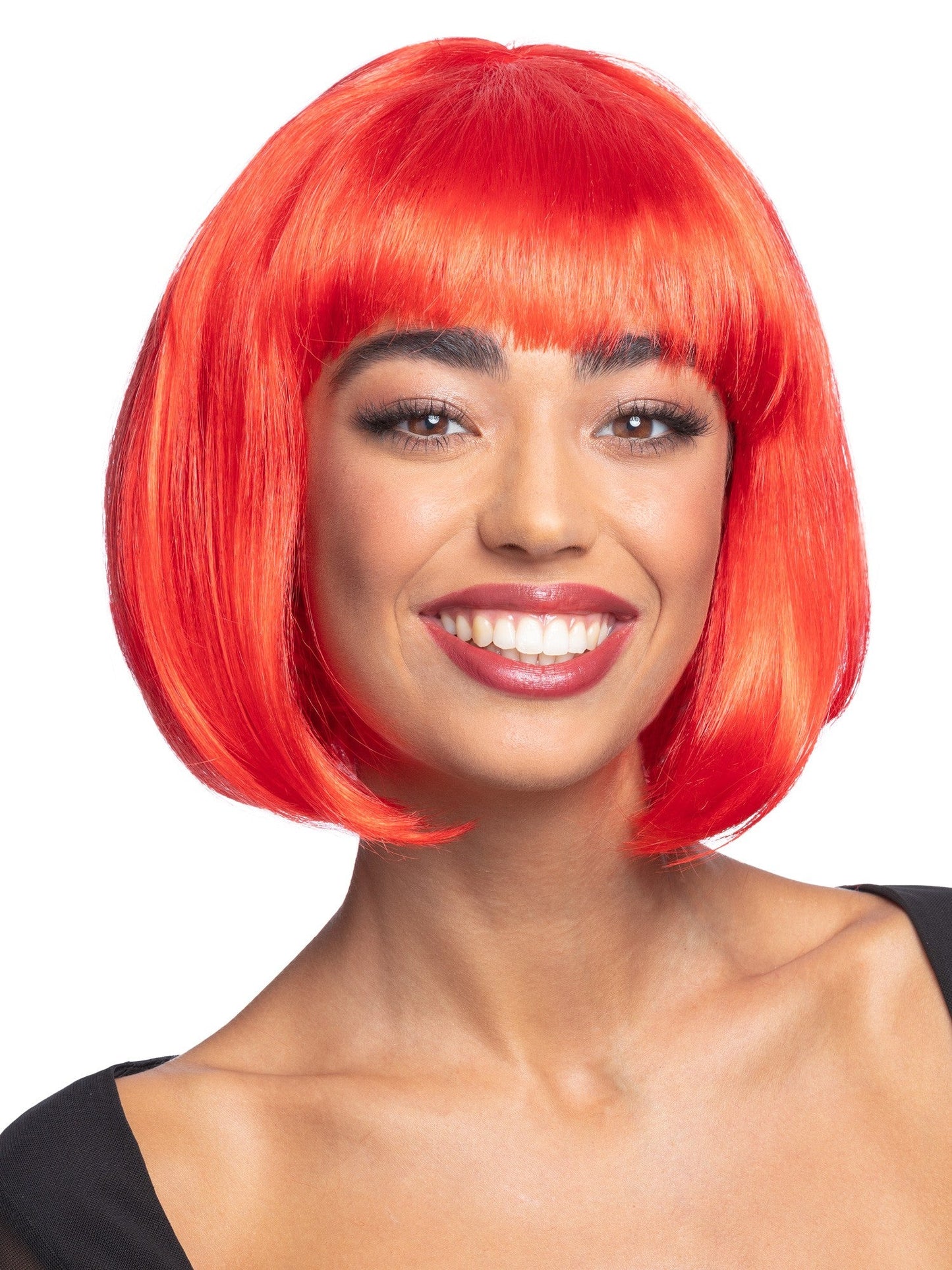 Smiffys Partyrama Wig, 12 inch, Dark Blonde für Damen