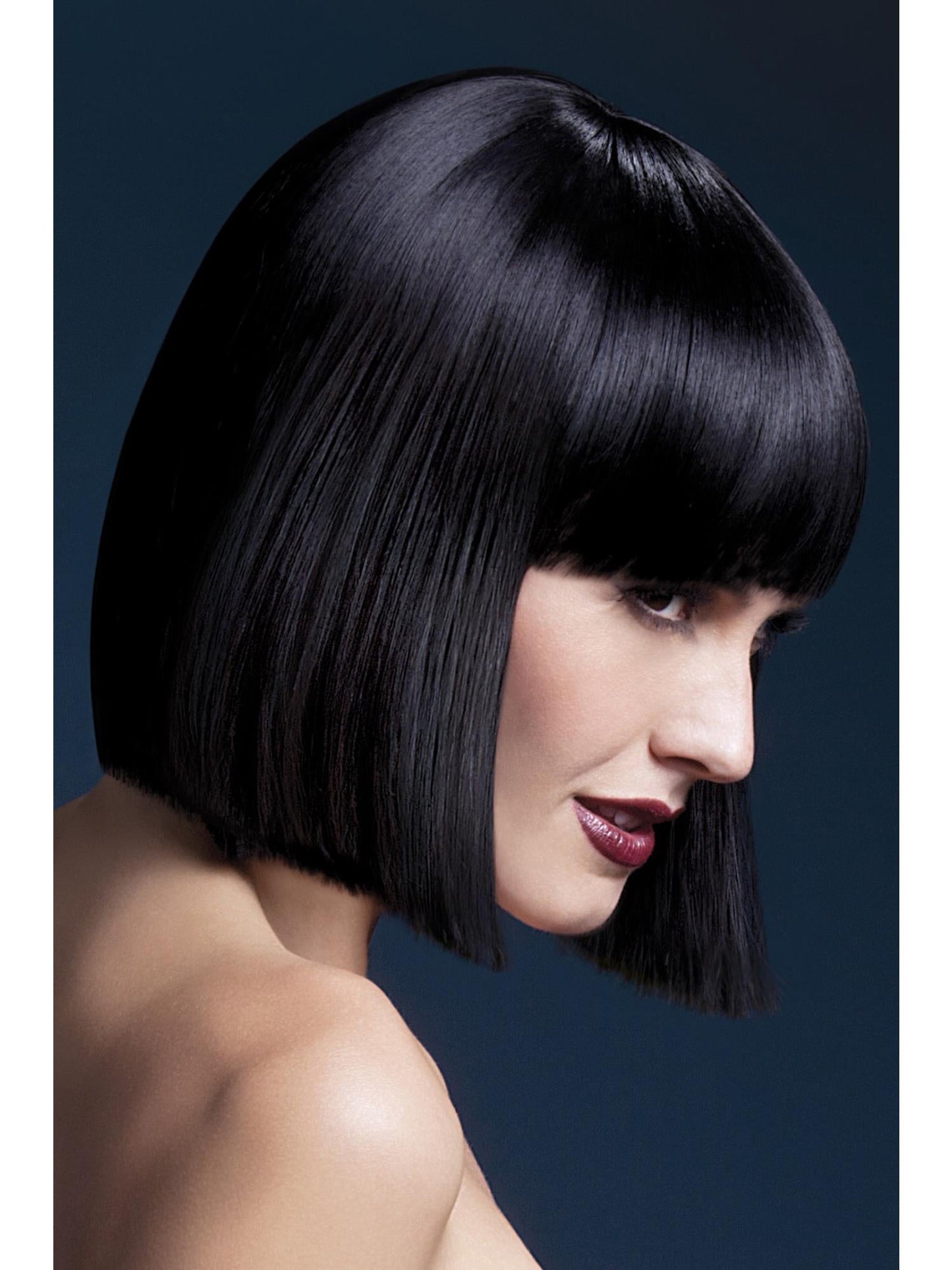 Smiffys Fever Lola Wig, Black für Damen