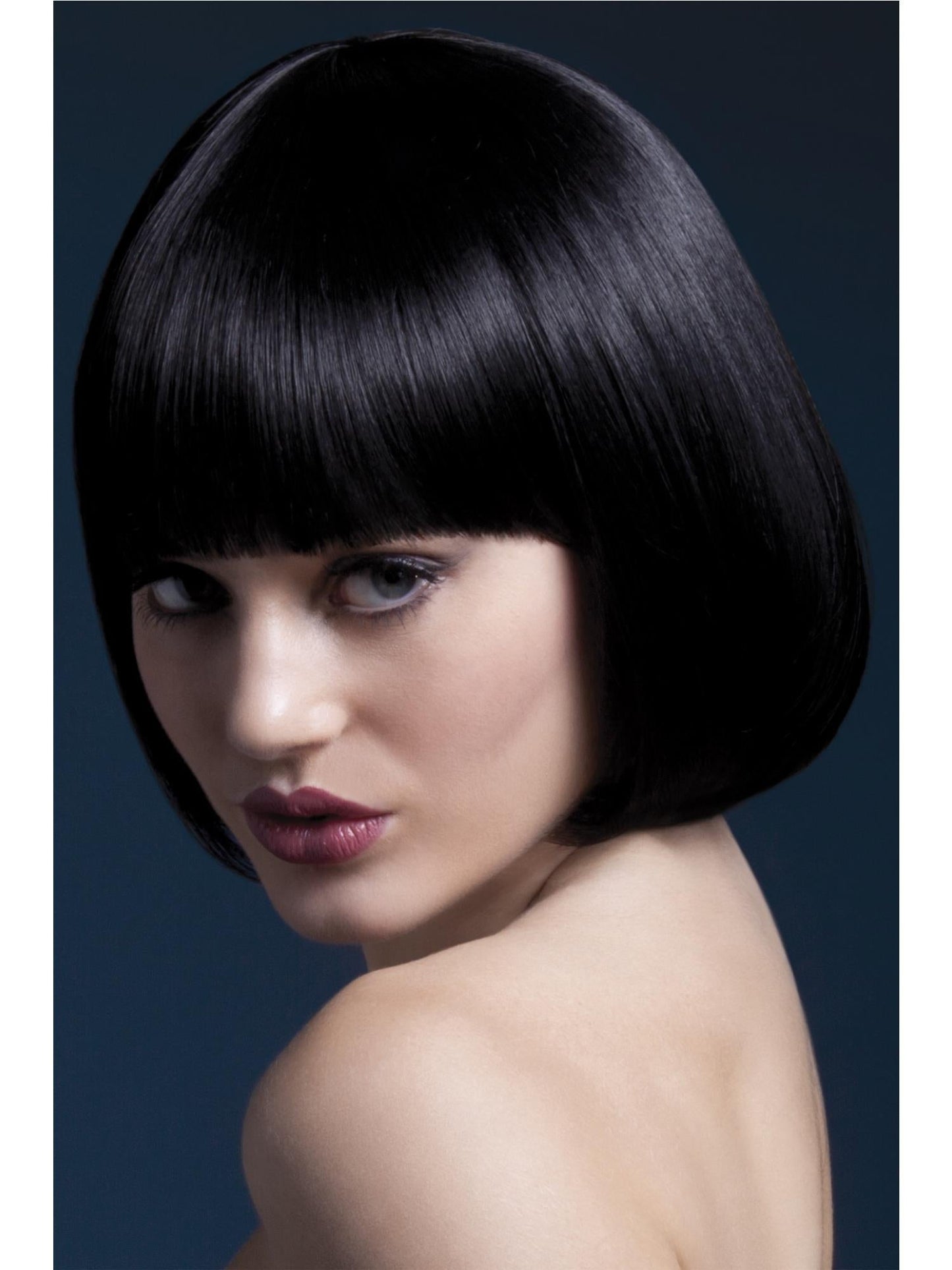 Smiffys Fever Mia Wig, Black für Damen