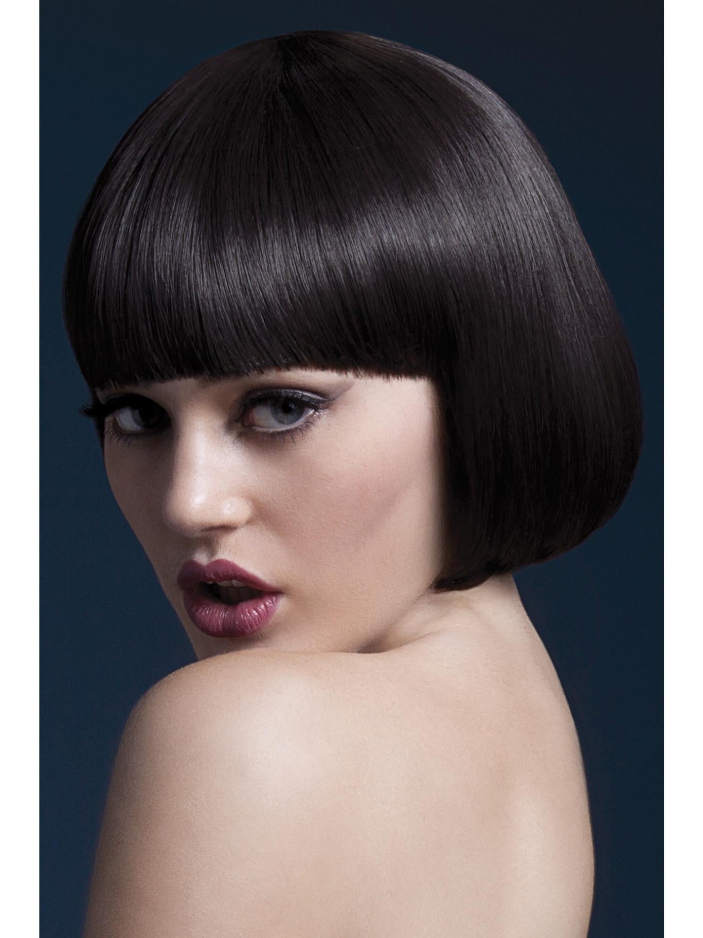 Smiffys Fever Mia Wig, Black für Damen