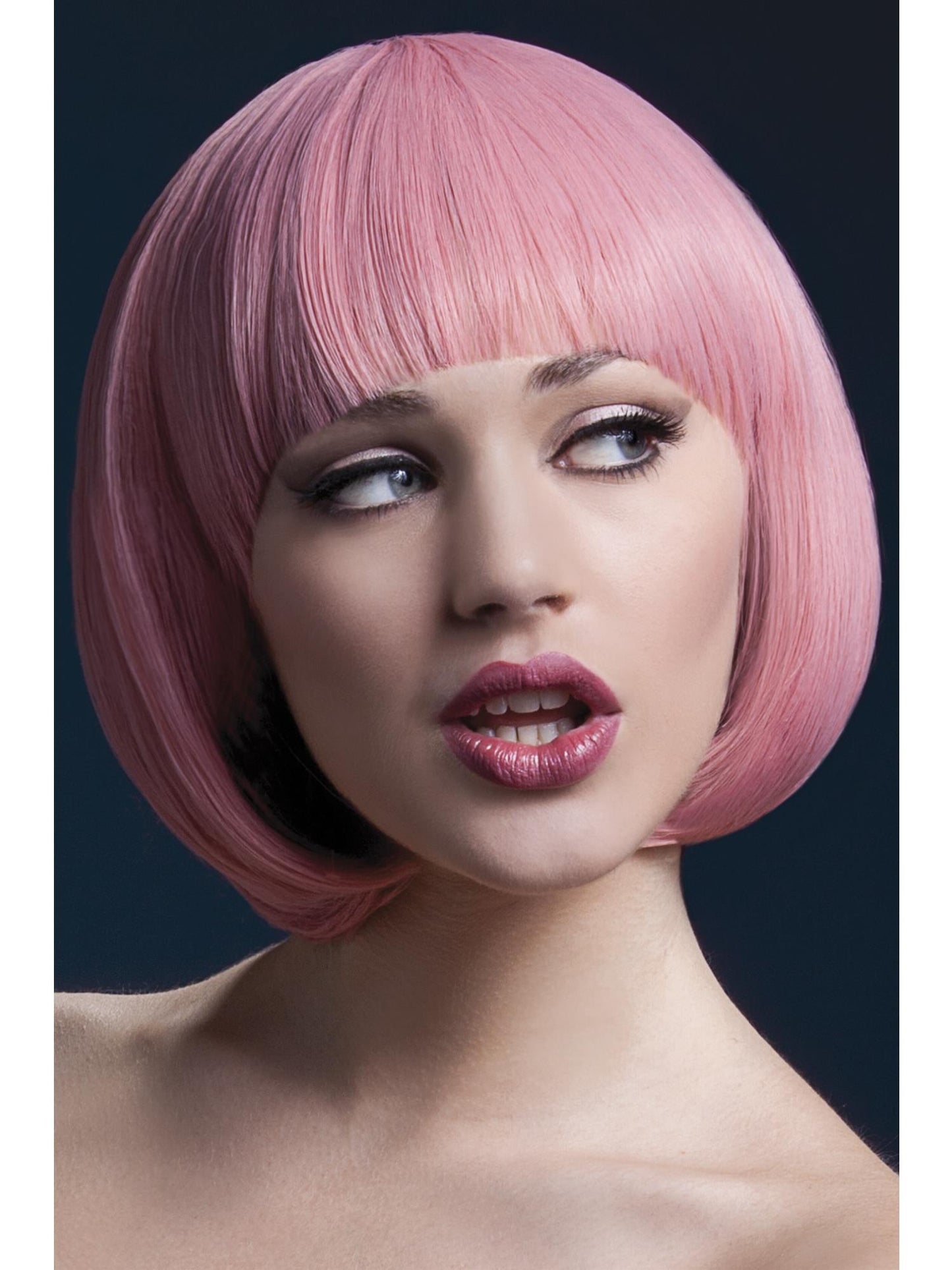 Smiffys Fever Mia Wig, Black für Damen