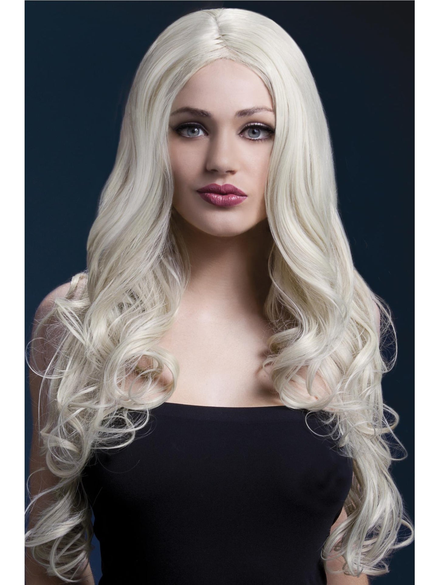 Smiffys Fever Rhianne Wig, Blonde für Damen
