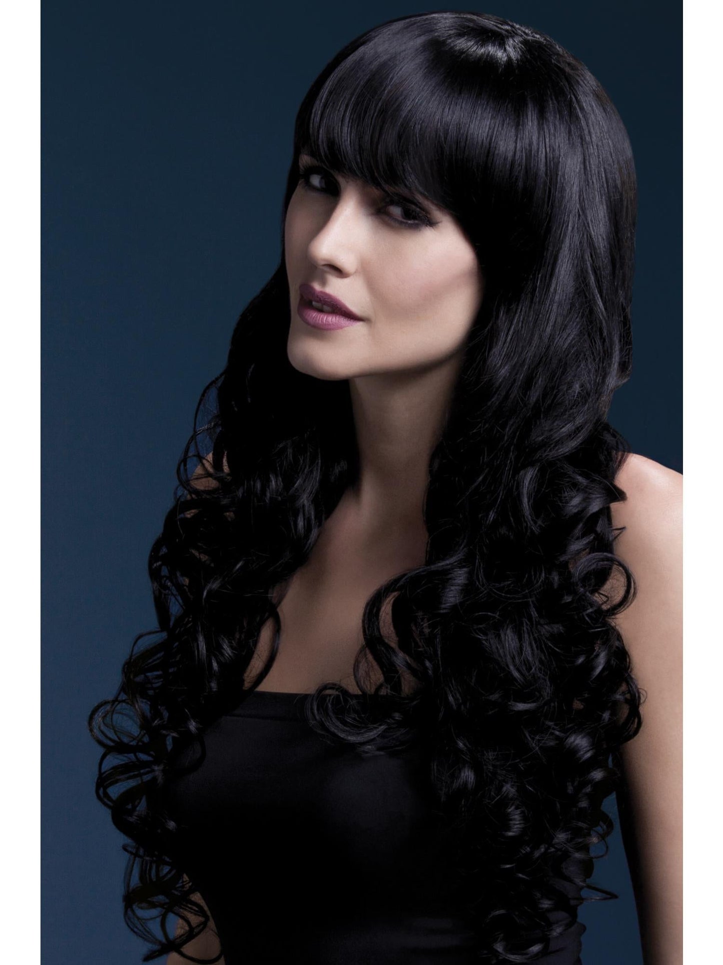 Smiffys Fever Isabelle Wig, Black für Damen