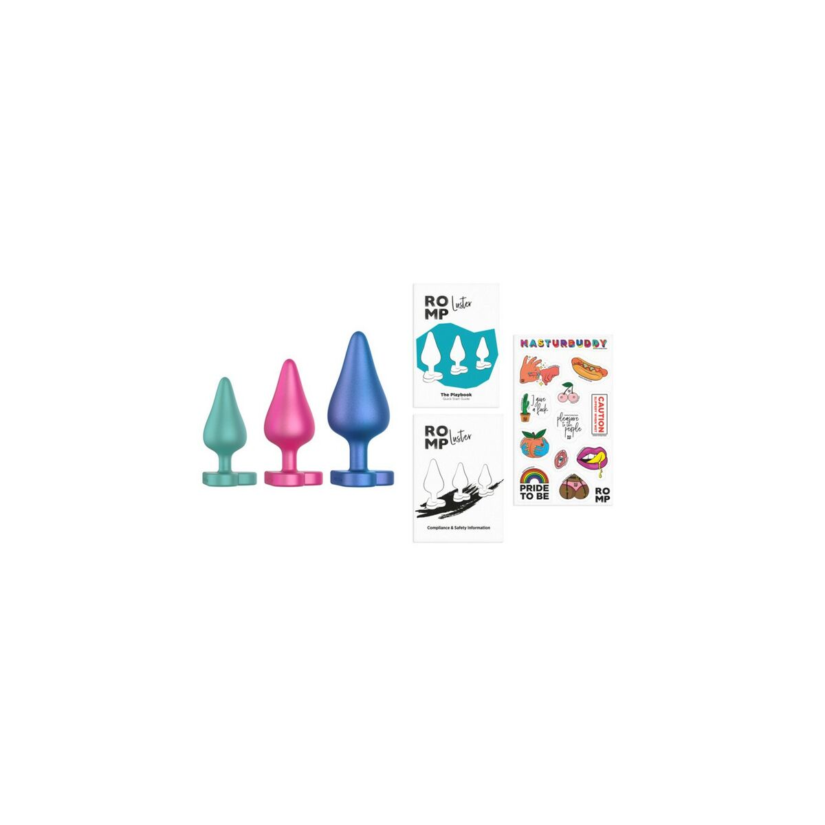 Plug Anal Romp (6,4 cm) (7,6 cm) (5,5 cm)