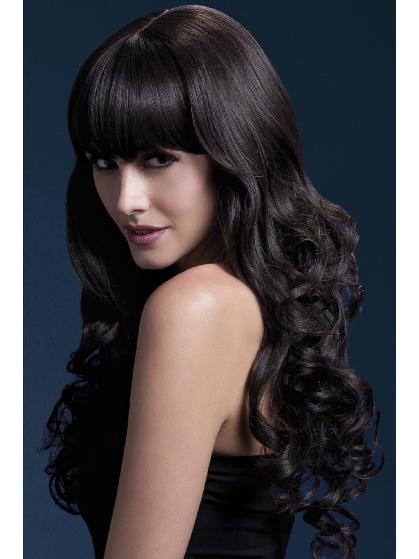 Smiffys Fever Isabelle Wig, Black für Damen