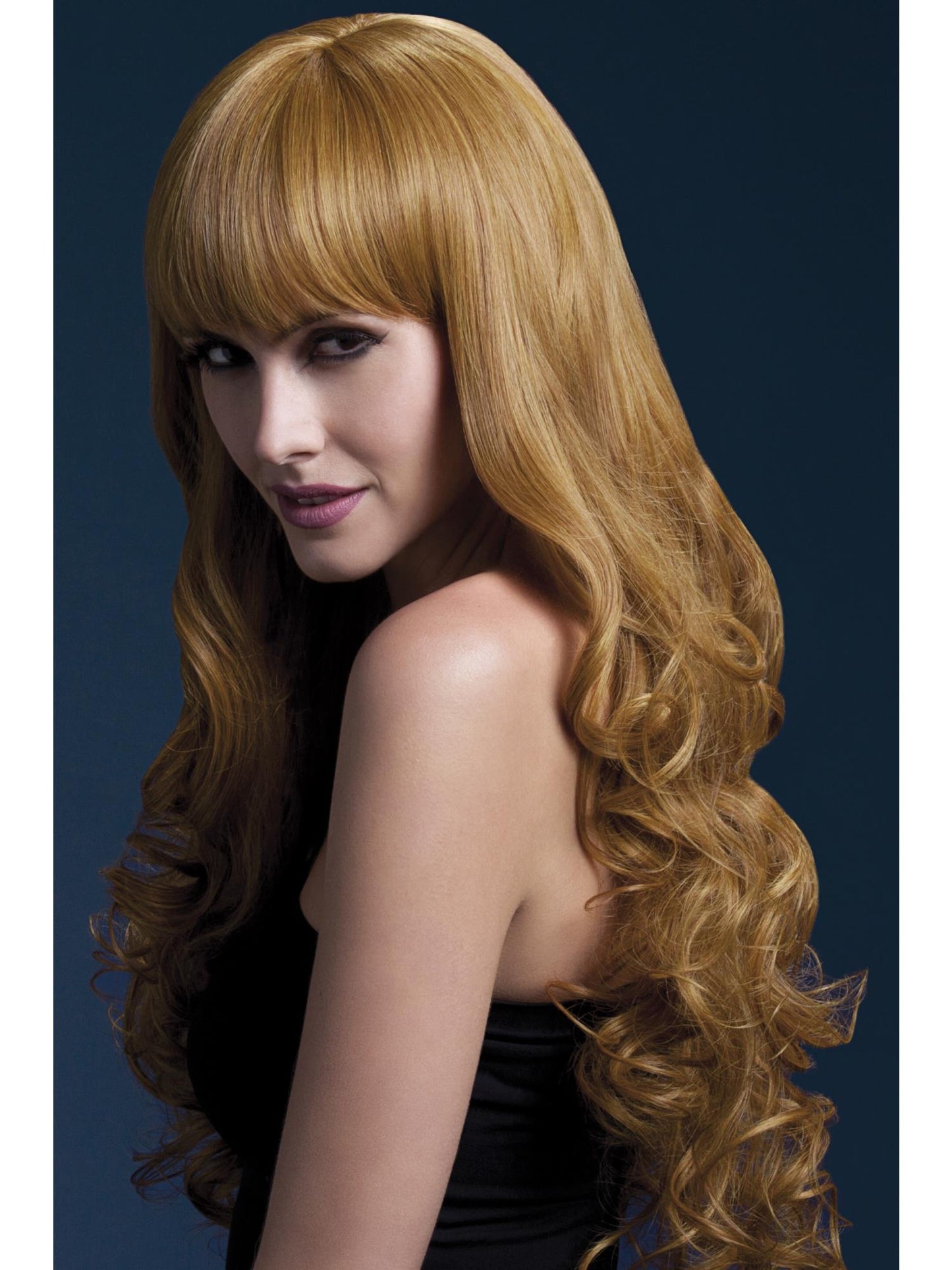 Smiffys Fever Isabelle Wig, Black für Damen