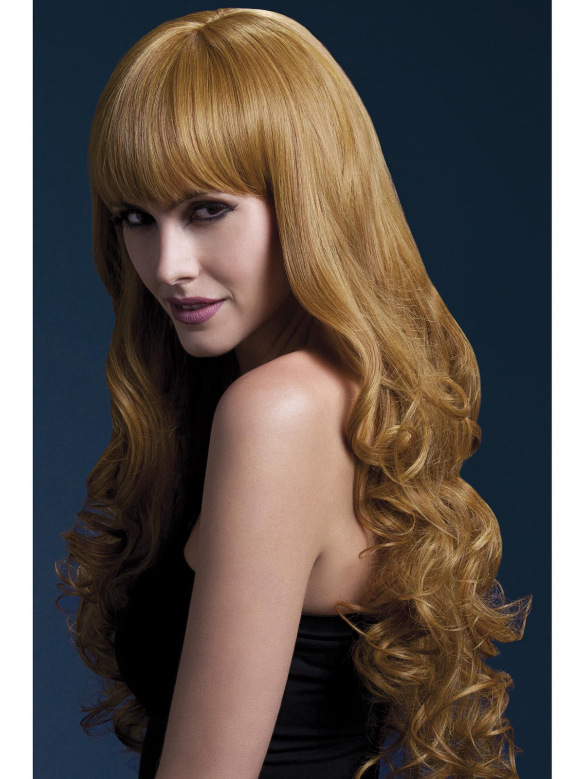 Smiffys Fever Isabelle Wig, Auburn für Damen