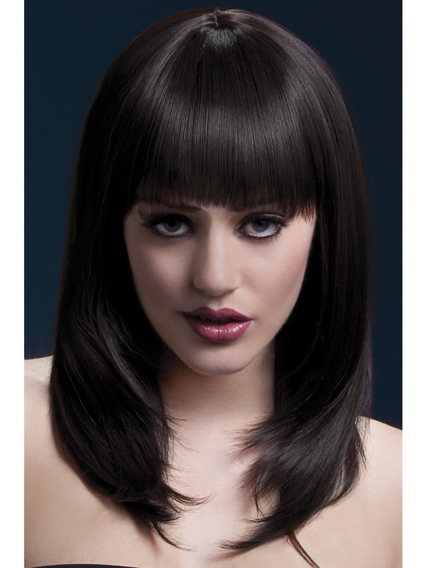 Smiffys Fever Tanja Wig, Blonde für Damen