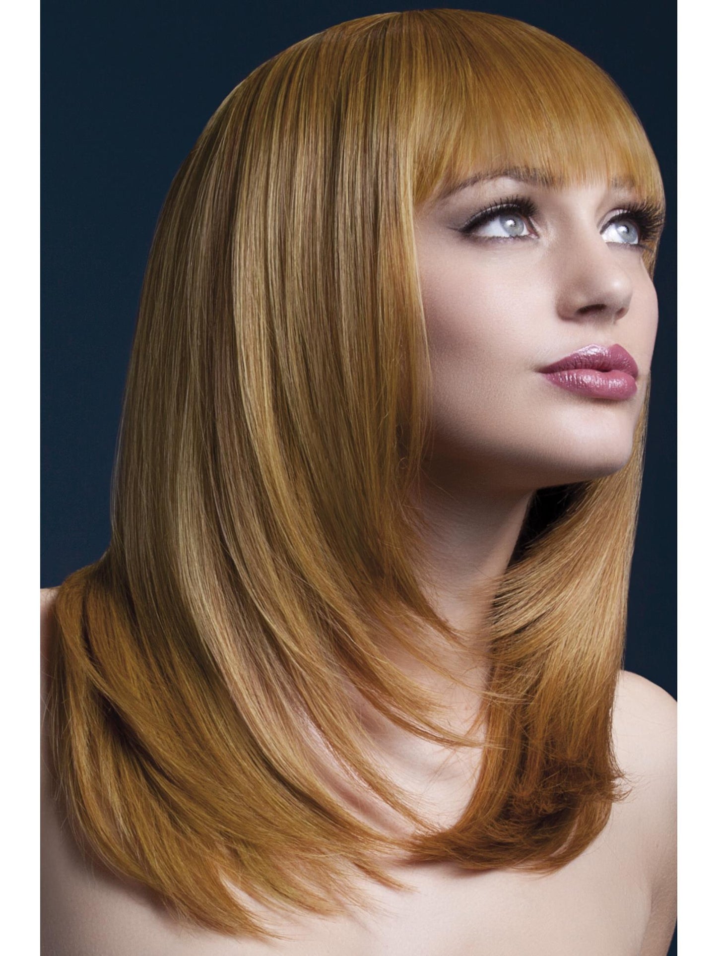 Smiffys Fever Tanja Wig, Black für Damen
