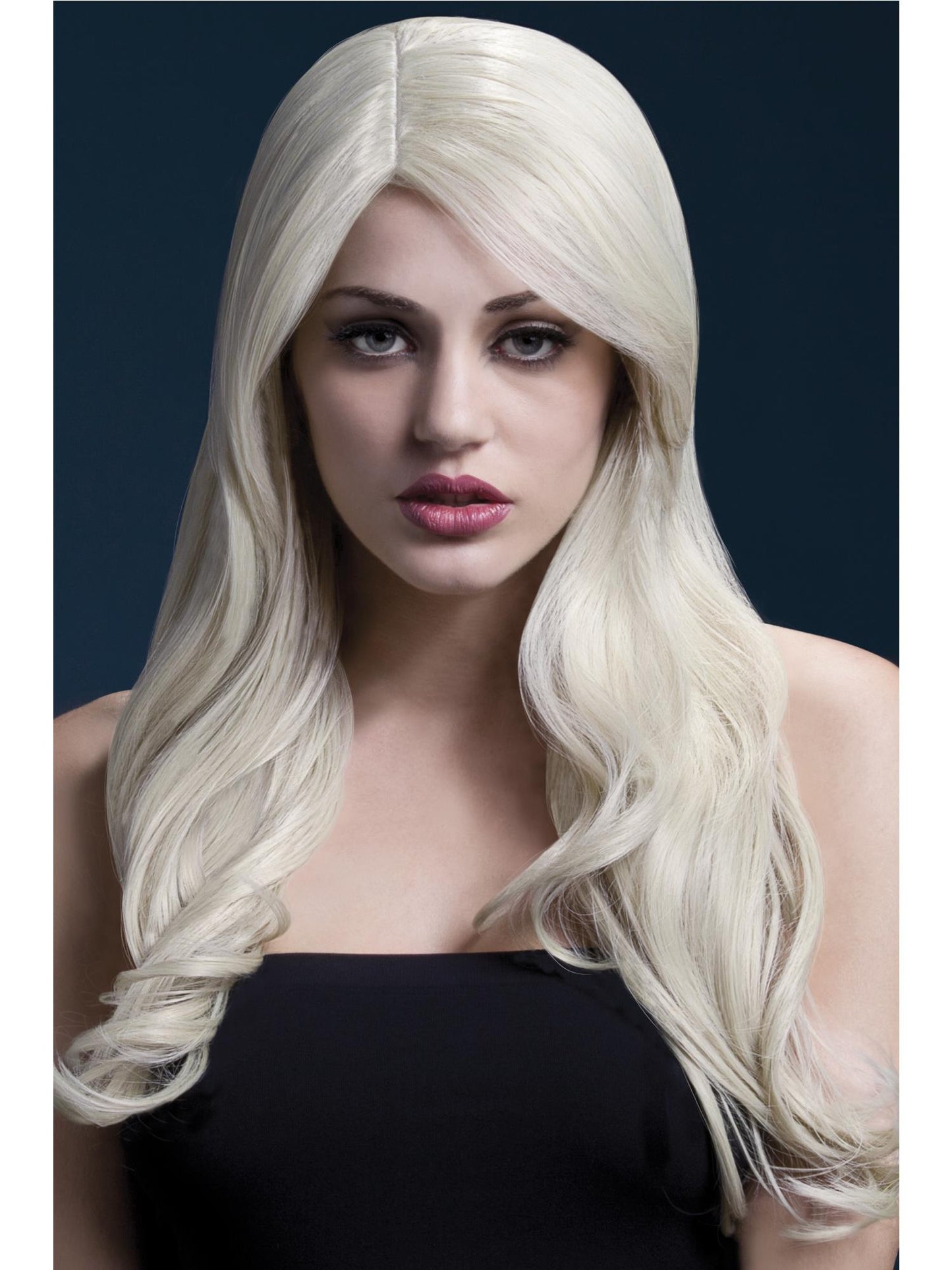 Smiffys Fever Nicole Wig, Red Cherry, Red für Damen