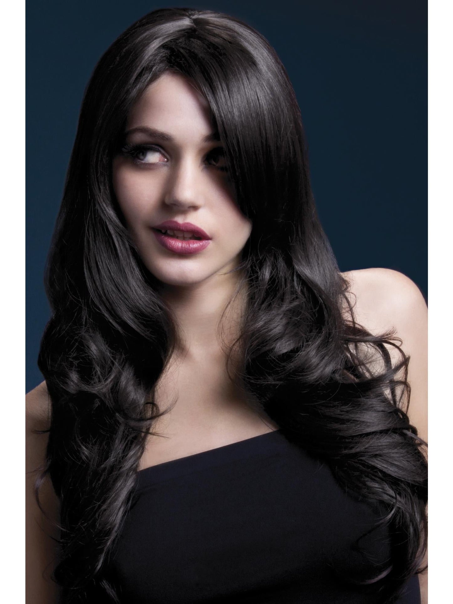 Smiffys Fever Nicole Wig, Light Brown für Damen