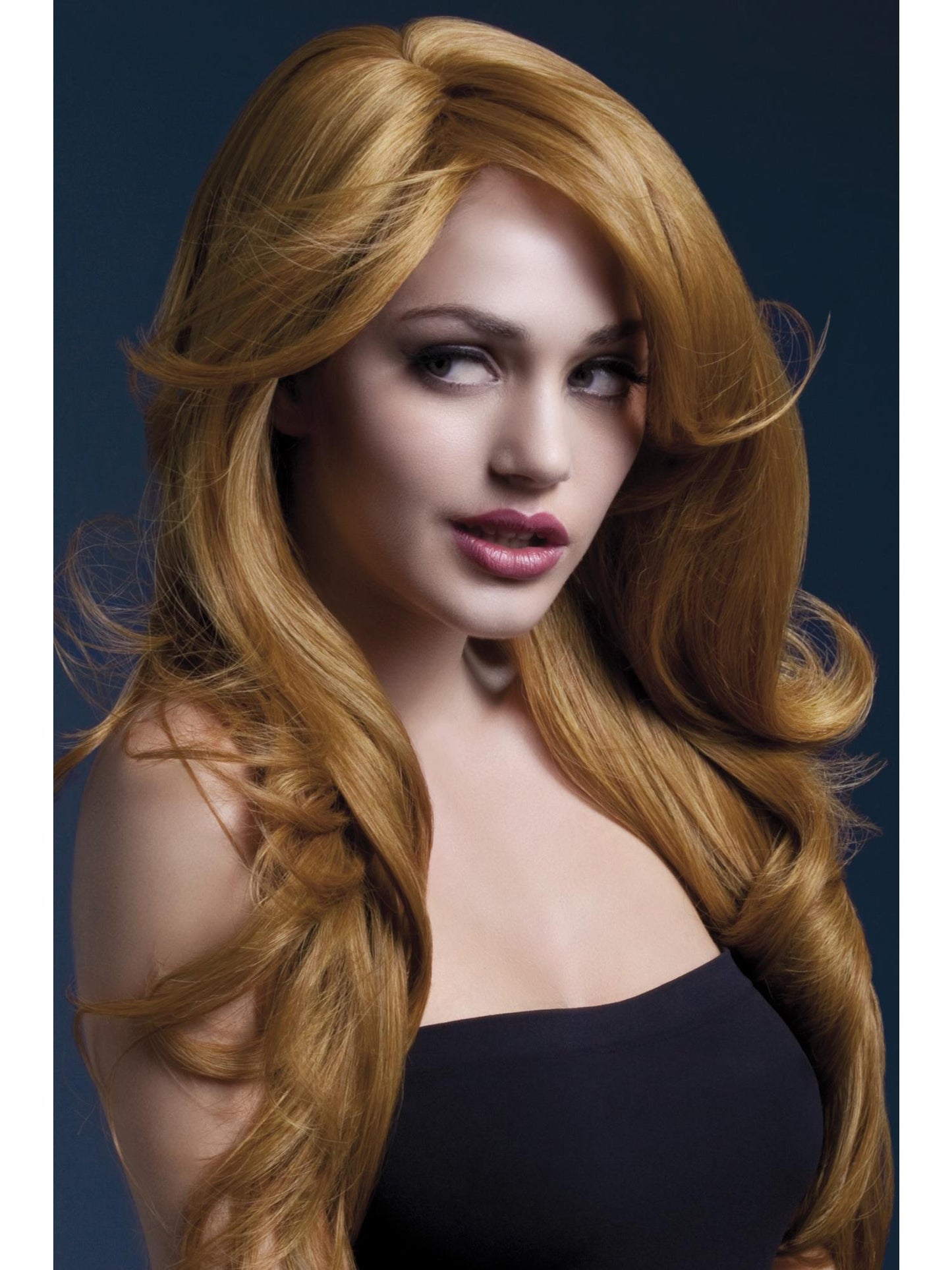Smiffys Fever Nicole Wig, Black für Damen