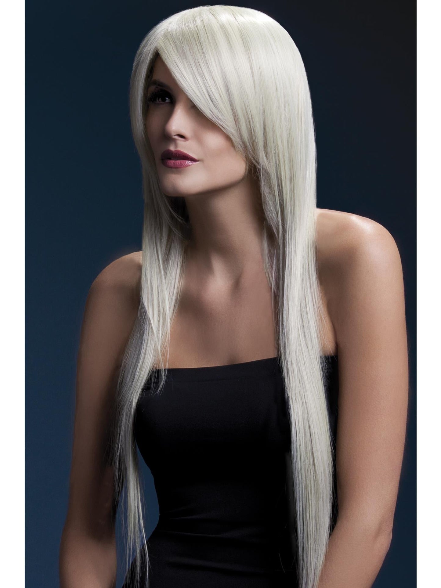 Smiffys Fever Amber Wig, Brown für Damen