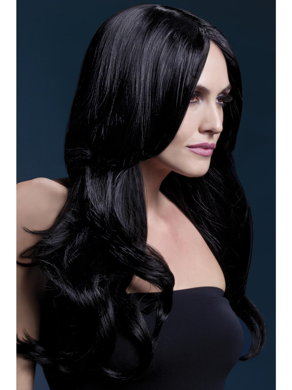 Smiffys Fever Khloe Wig, Brown für Damen