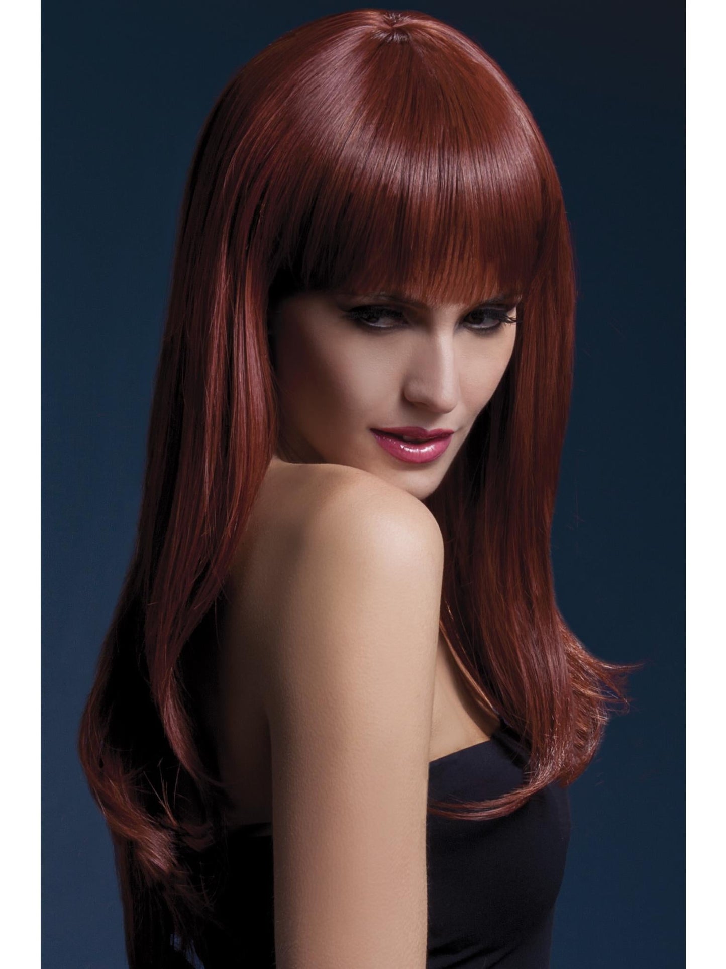 Smiffys Fever Sienna Wig, Brown für Damen