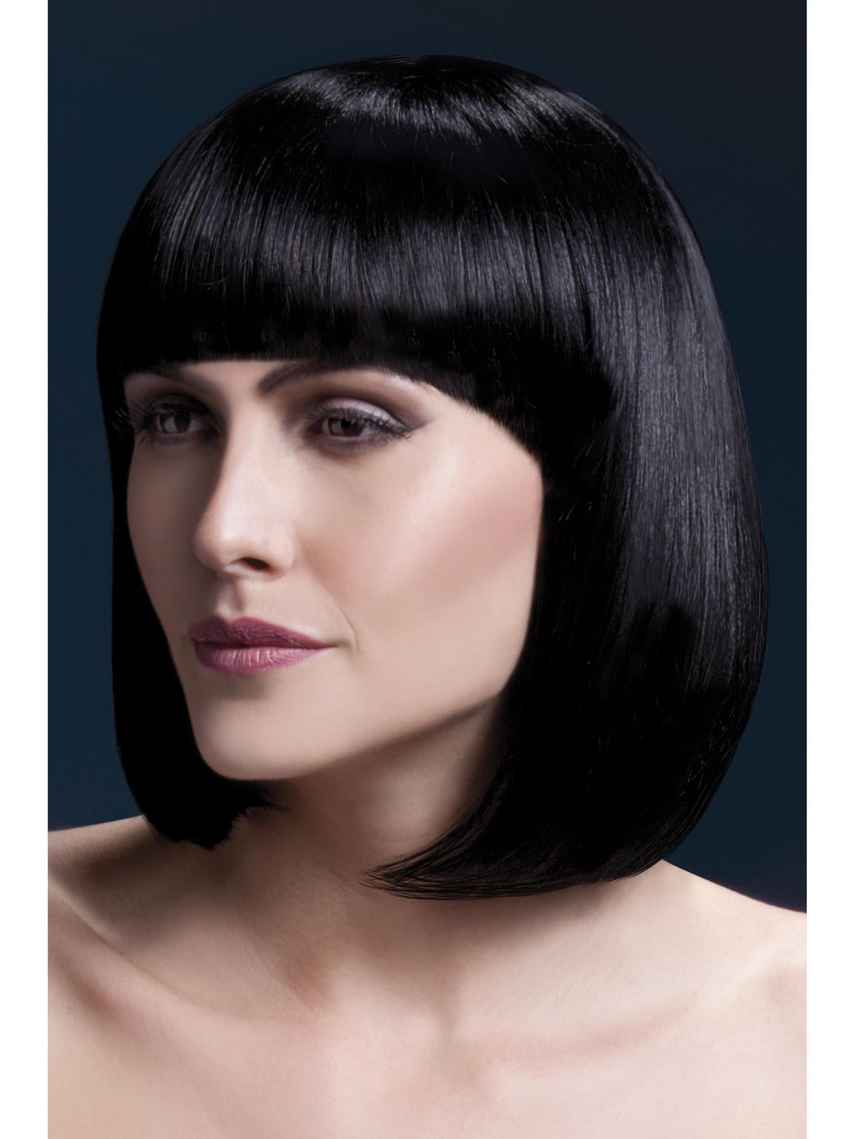 Smiffys Fever Elise Wig, Neon Pink für Damen