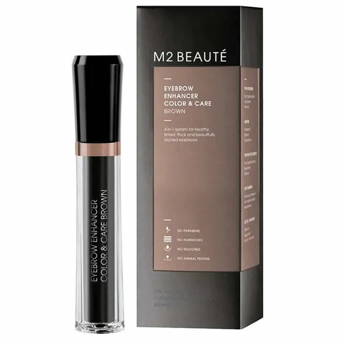 M2 BEAUTÉ Eyebrow Enhancer Color Care Braunes Augenbrauenserum 6 ml