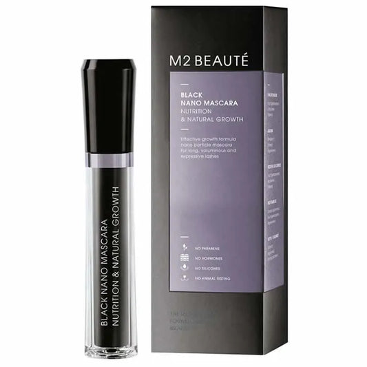 M2 BEAUTÉ Black Nano Mascara 6 ml schwarz Mascara Wimperntusche