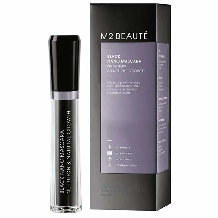 M2 BEAUTÉ Black Nano Mascara 6 ml schwarz Mascara Wimperntusche
