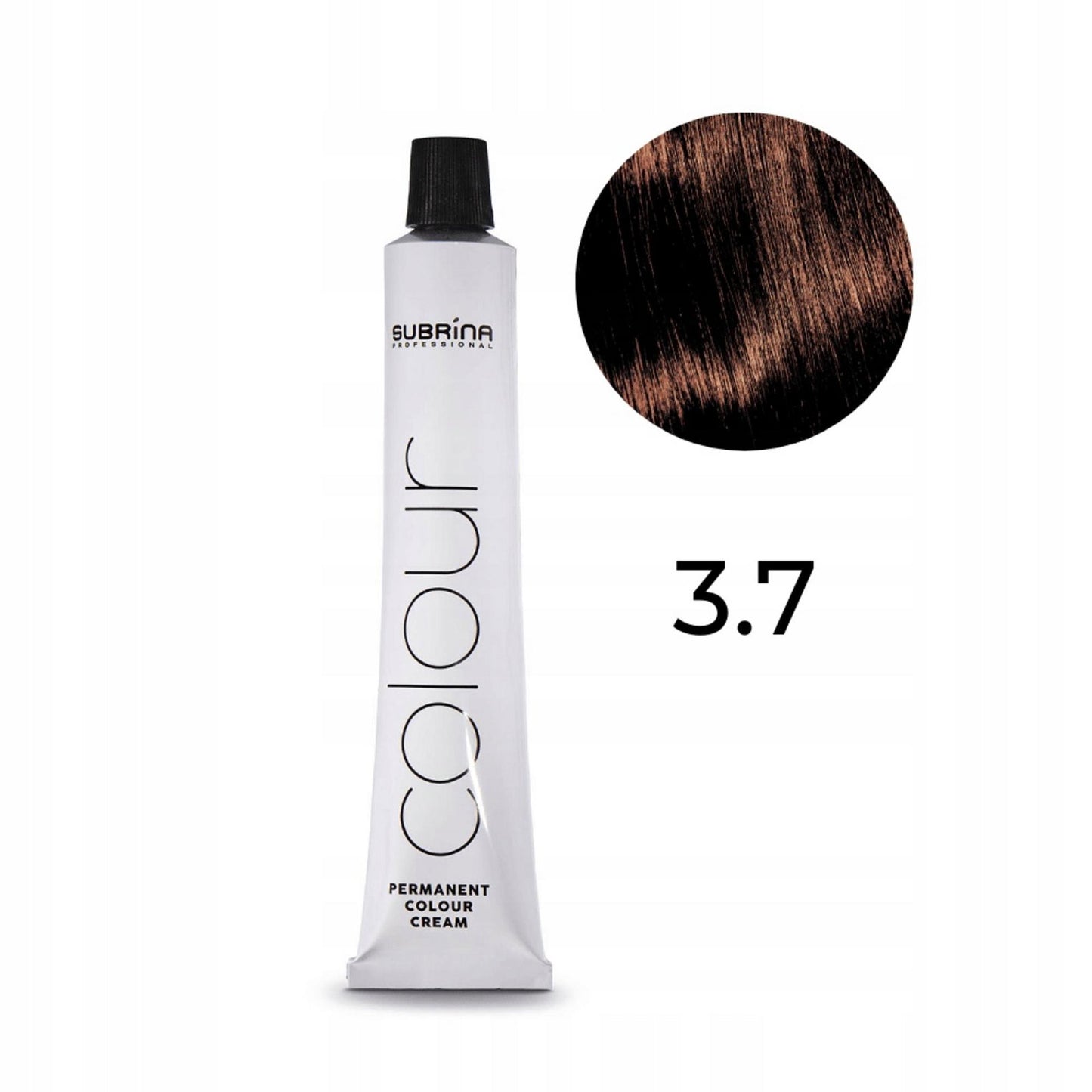Subrina Professional Subrina Professional, Permanent Colour, Permanente Haarfarbe, 3/7 Dark Brown, 100 ml Regular