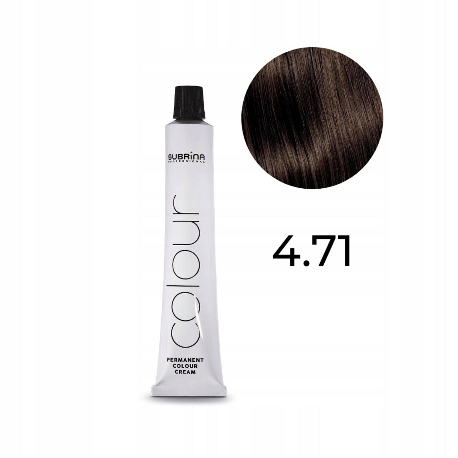 Subrina Professional Subrina Professional, Essential Colour, Permanente Haarfarbe, 4.71 Medium Brown, 100 ml Regular