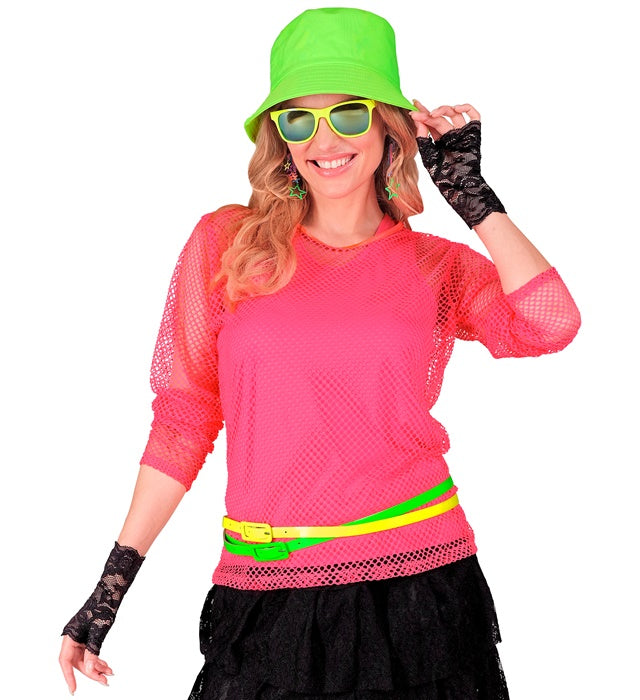 Schwarze Spitzenhandschuhe elegant für Fasnacht und Mottoparty