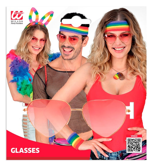 HERZBRILLE Rot
