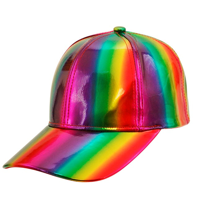 Regenbogen holografische Basecap mit schillerndem Effekt