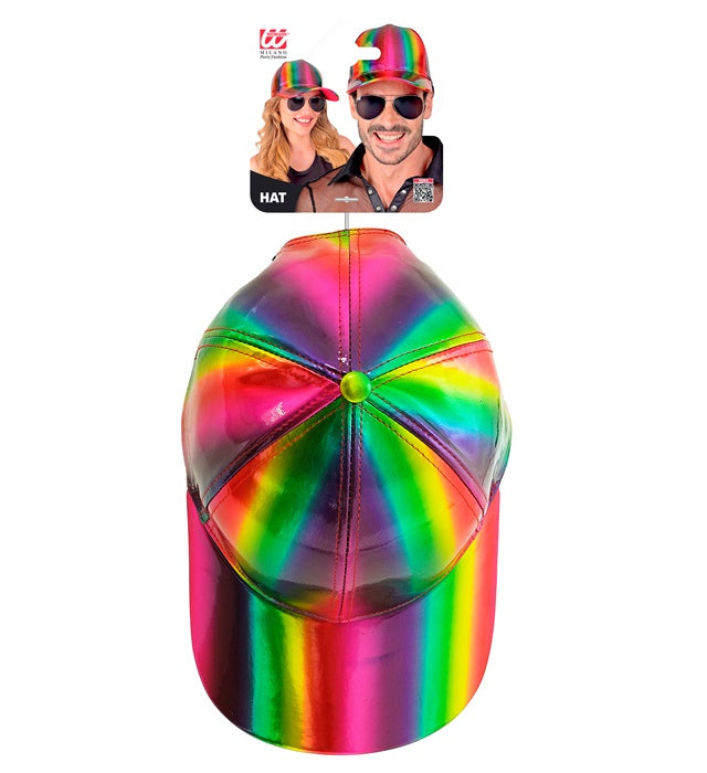 Regenbogen holografische Basecap mit schillerndem Effekt