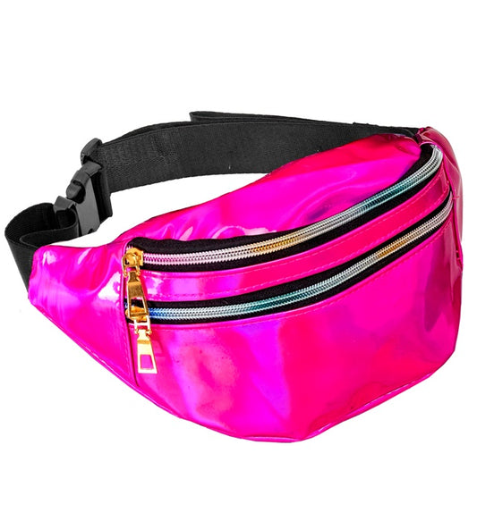 PINKE HOLOGRAFISCHE GÜRTELTASCHE Pink / Rosa