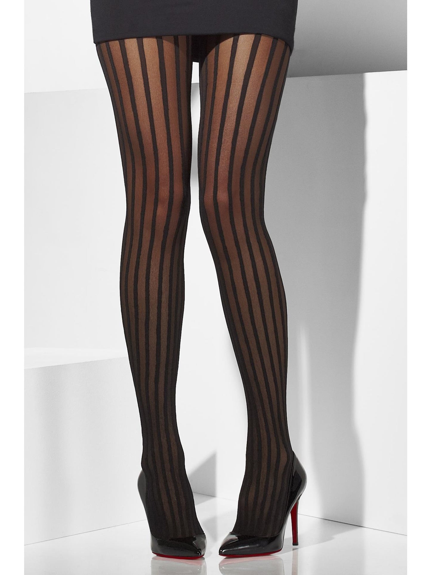 Smiffys FEVER Sheer Tights, Black für Damen