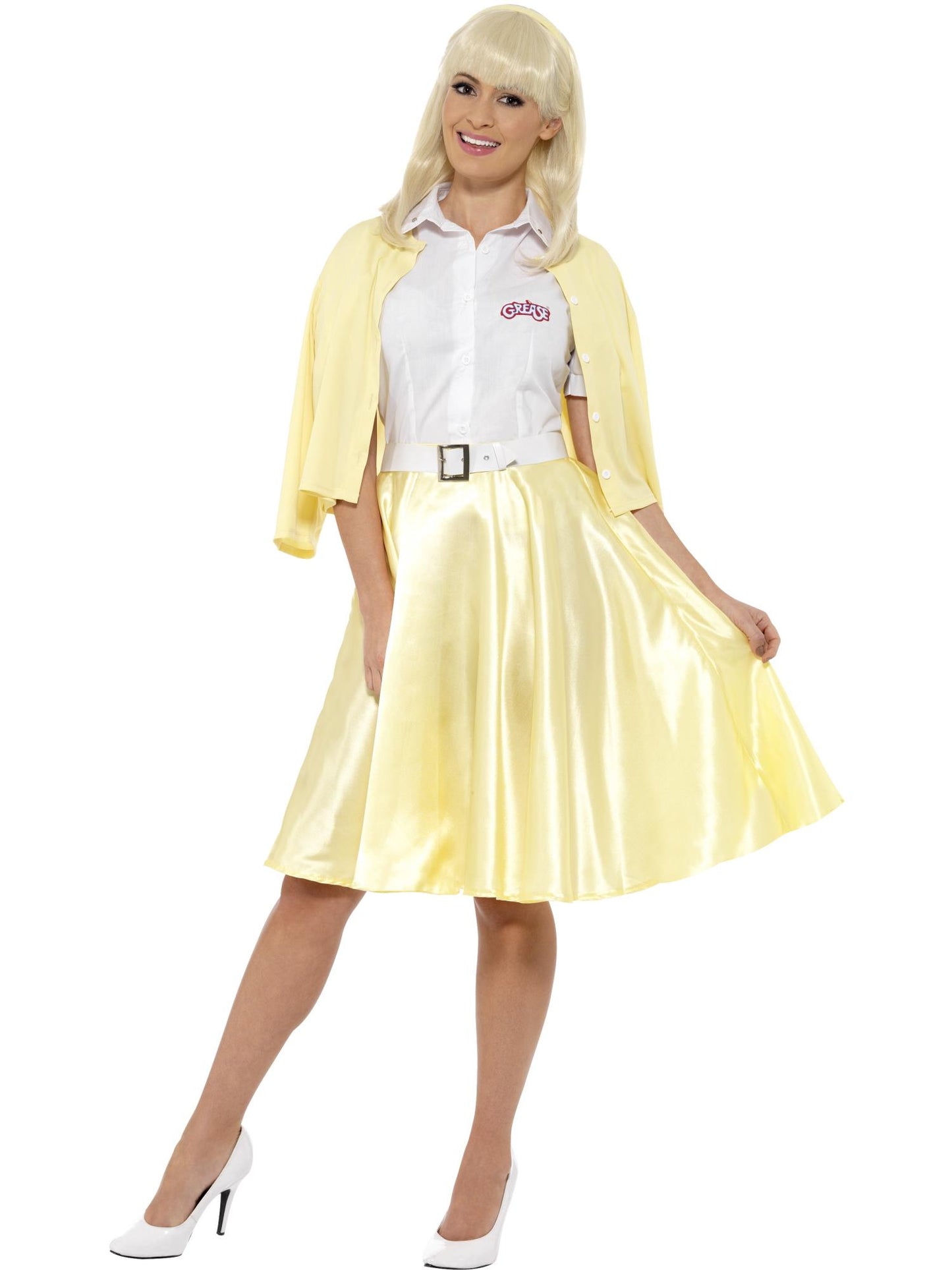 Smiffys MOVIETV Grease Sandy Costume, Yellow CS für Damen