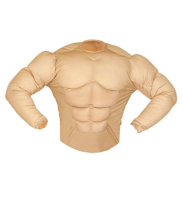 Super Muskel Shirt in muskulöser Optik für sportliche und festliche Anlässe
