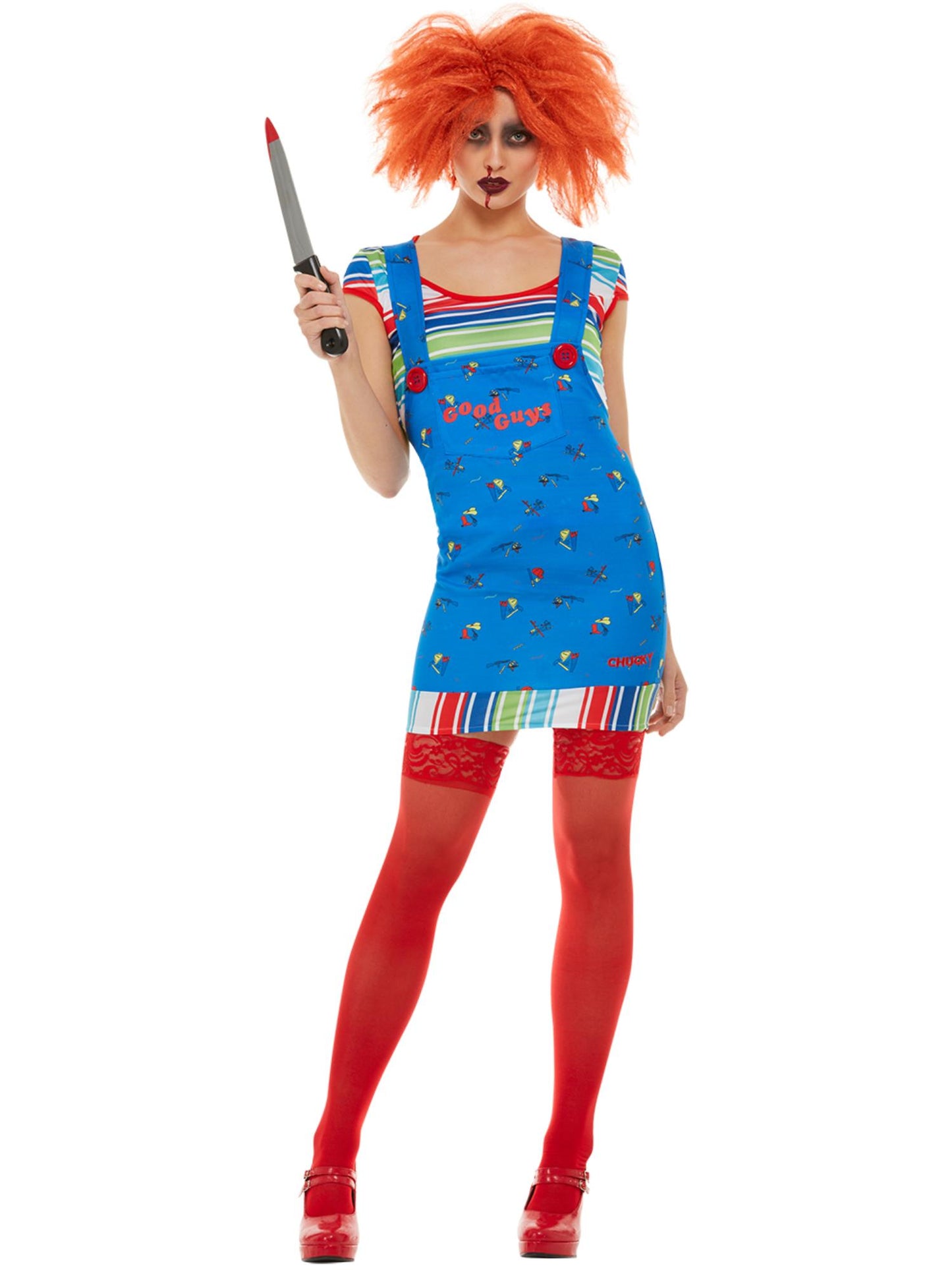 Smiffys MOVIETV Chucky Costume, Blue CS für Damen