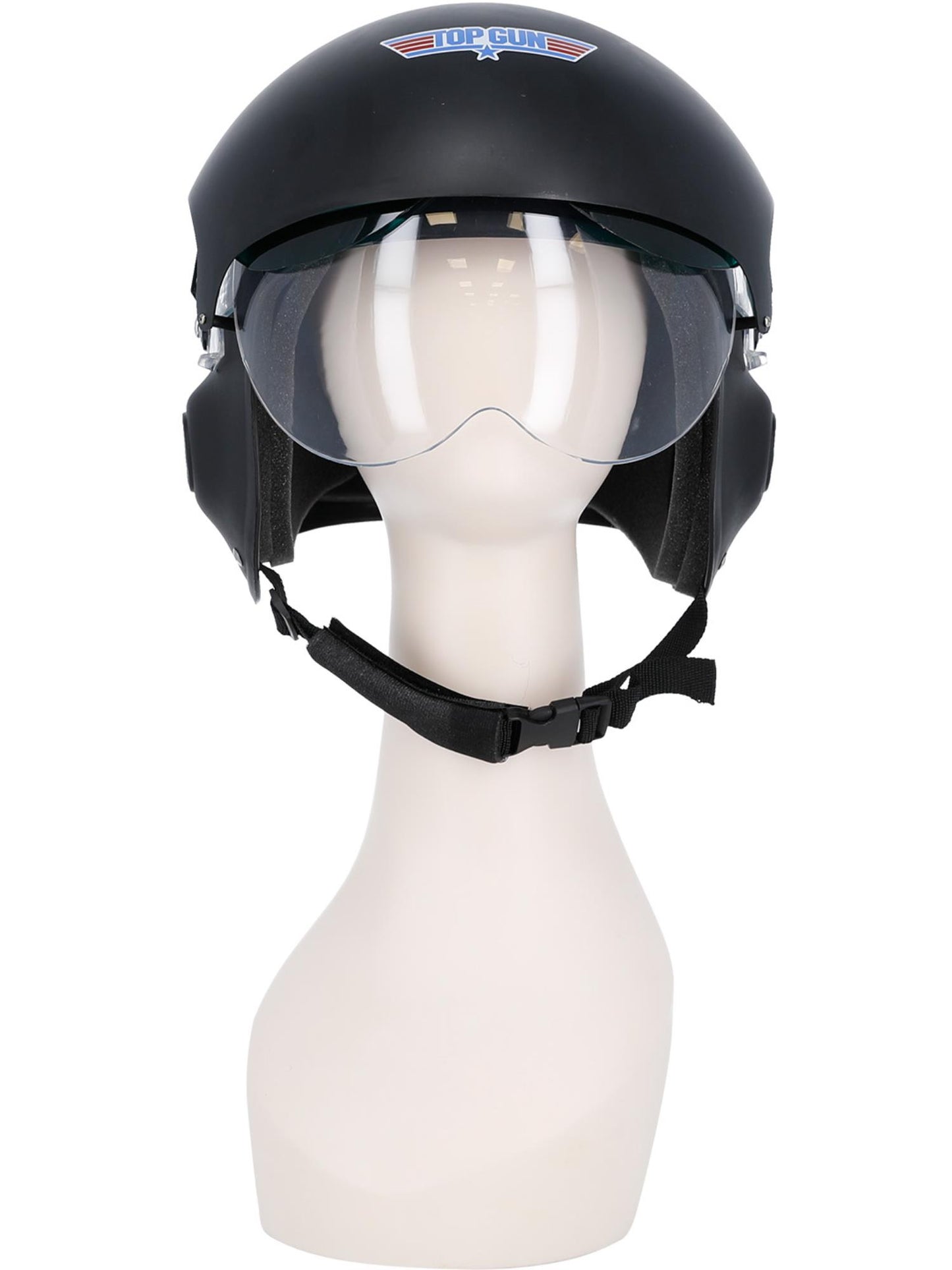 Smiffys AIRFORCE Top Gun Deluxe Helmet, Black HA für Herren