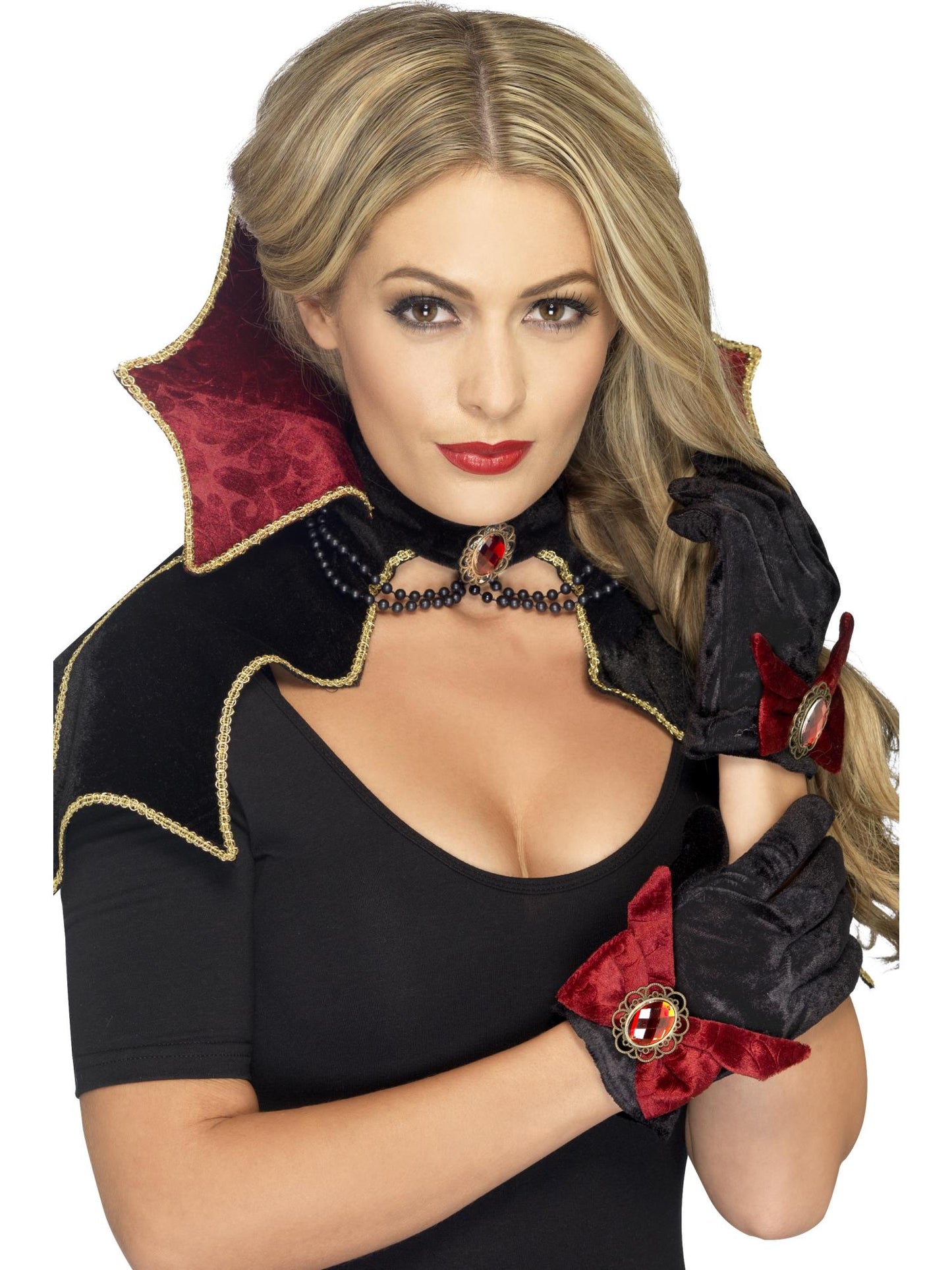 Smiffys VAMPIRE Fever Vamp Kit, Black für Damen