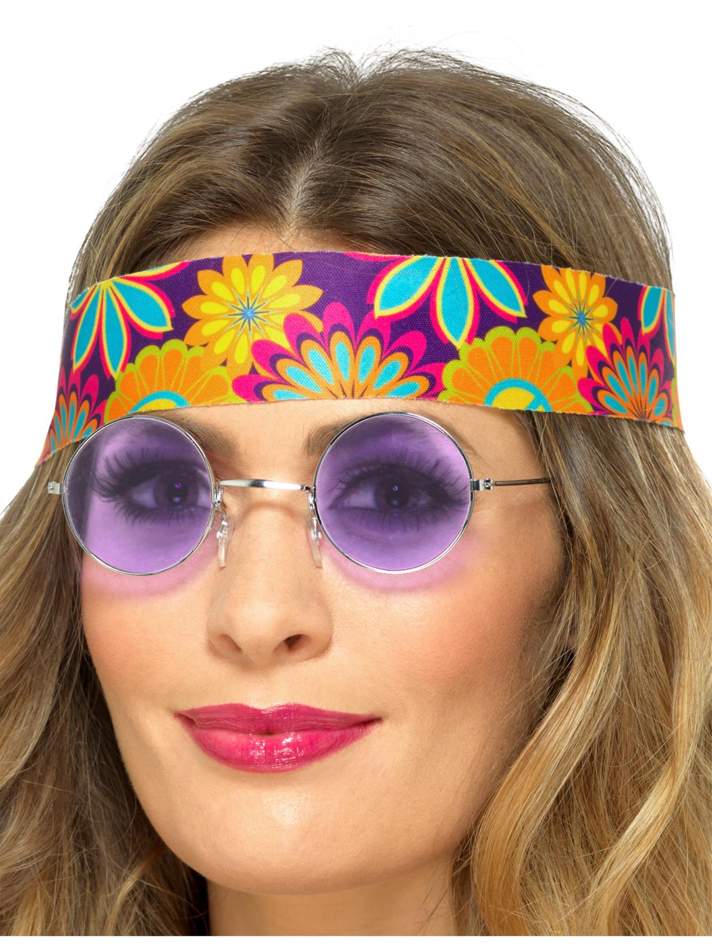 Smiffys Hippie Specs, Purple AC für Unisex