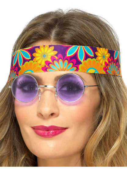 Smiffys Hippie Specs, Purple AC für Unisex