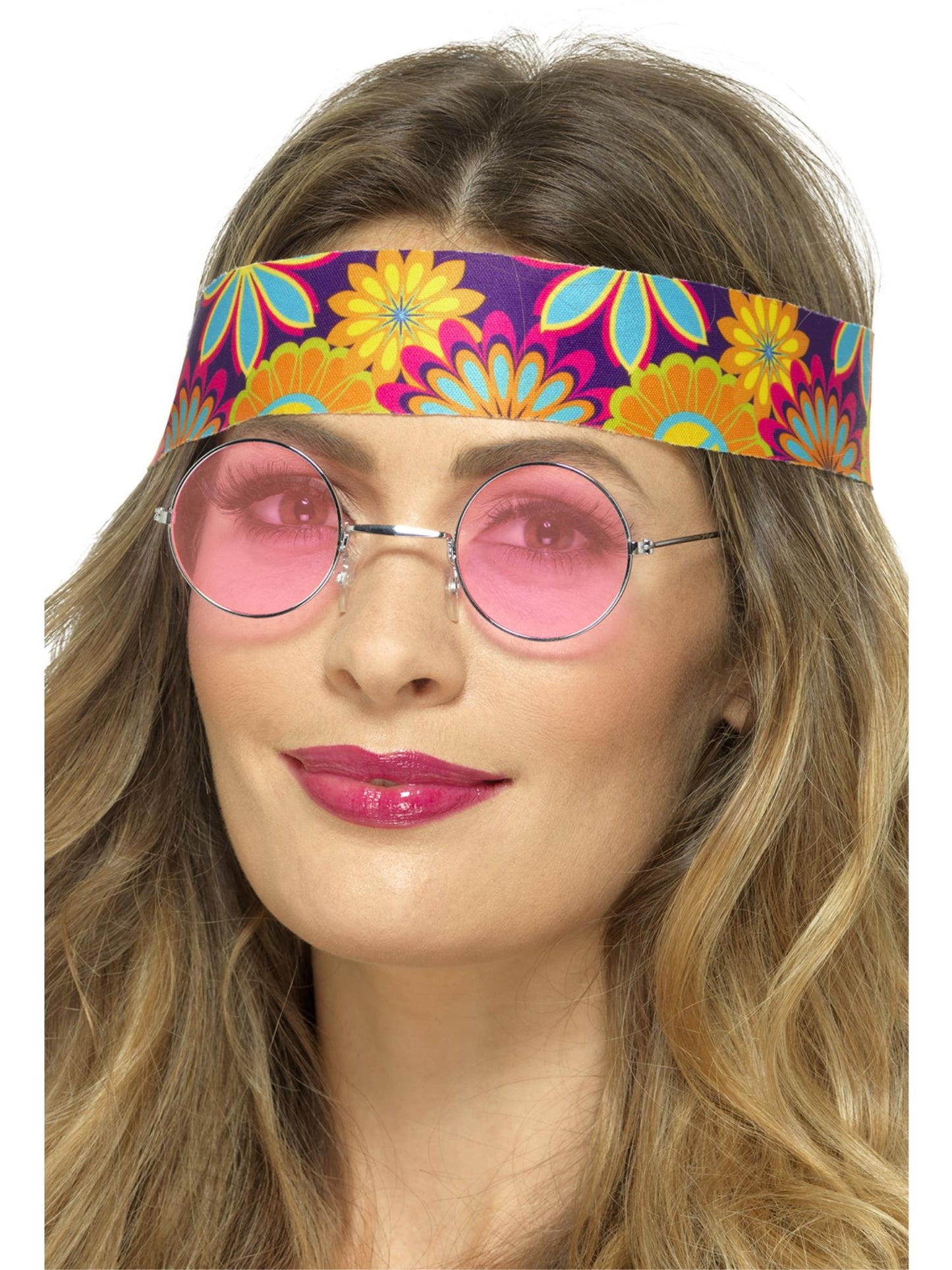 Smiffys Hippie Specs, Orange AC für Unisex