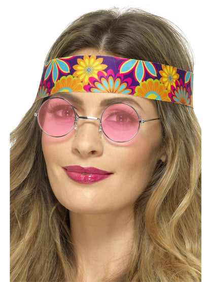 Smiffys Hippie Specs, Orange AC für Unisex