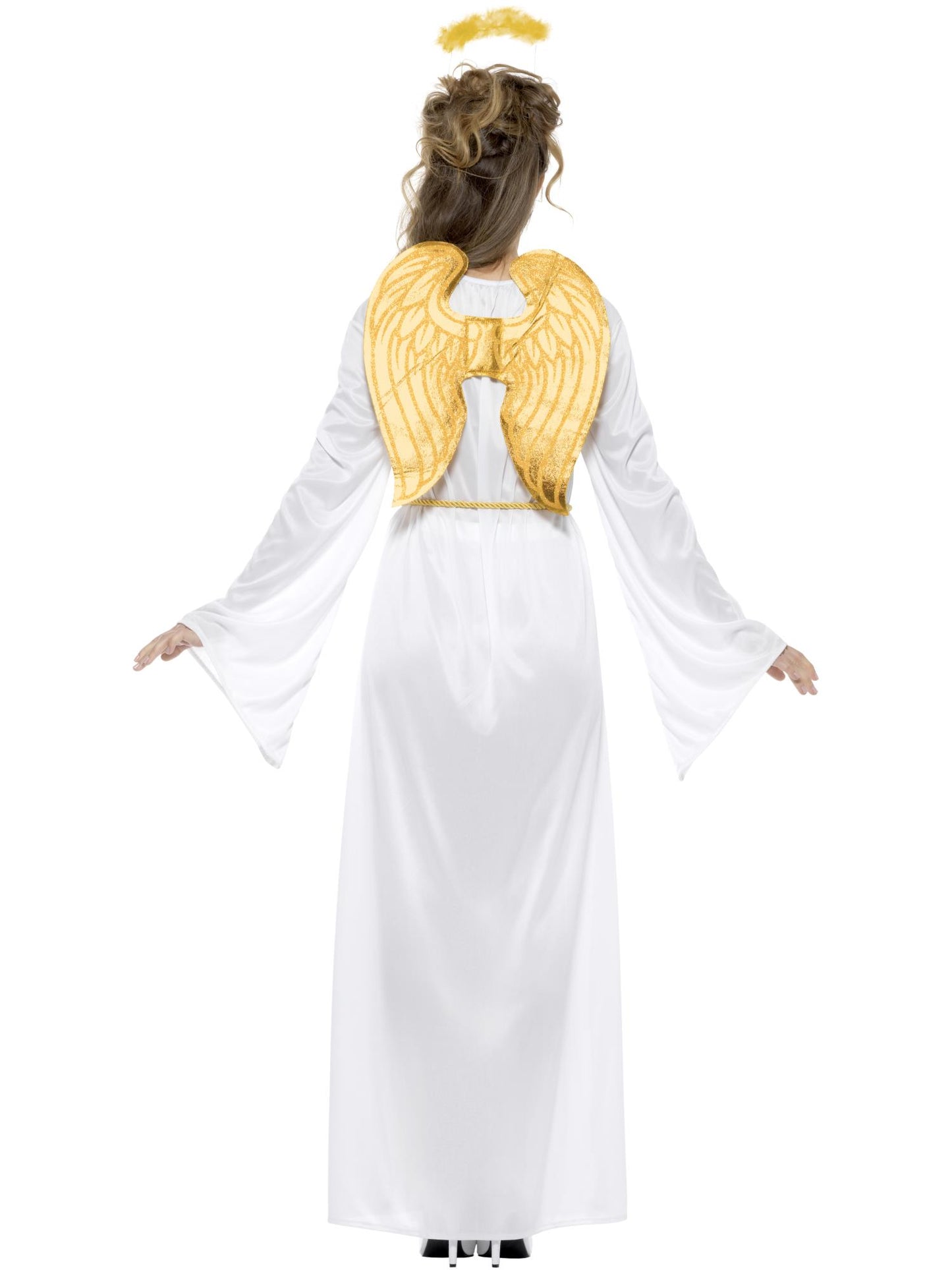 Smiffys Angel Gabriel Costume, Unisex, White CS