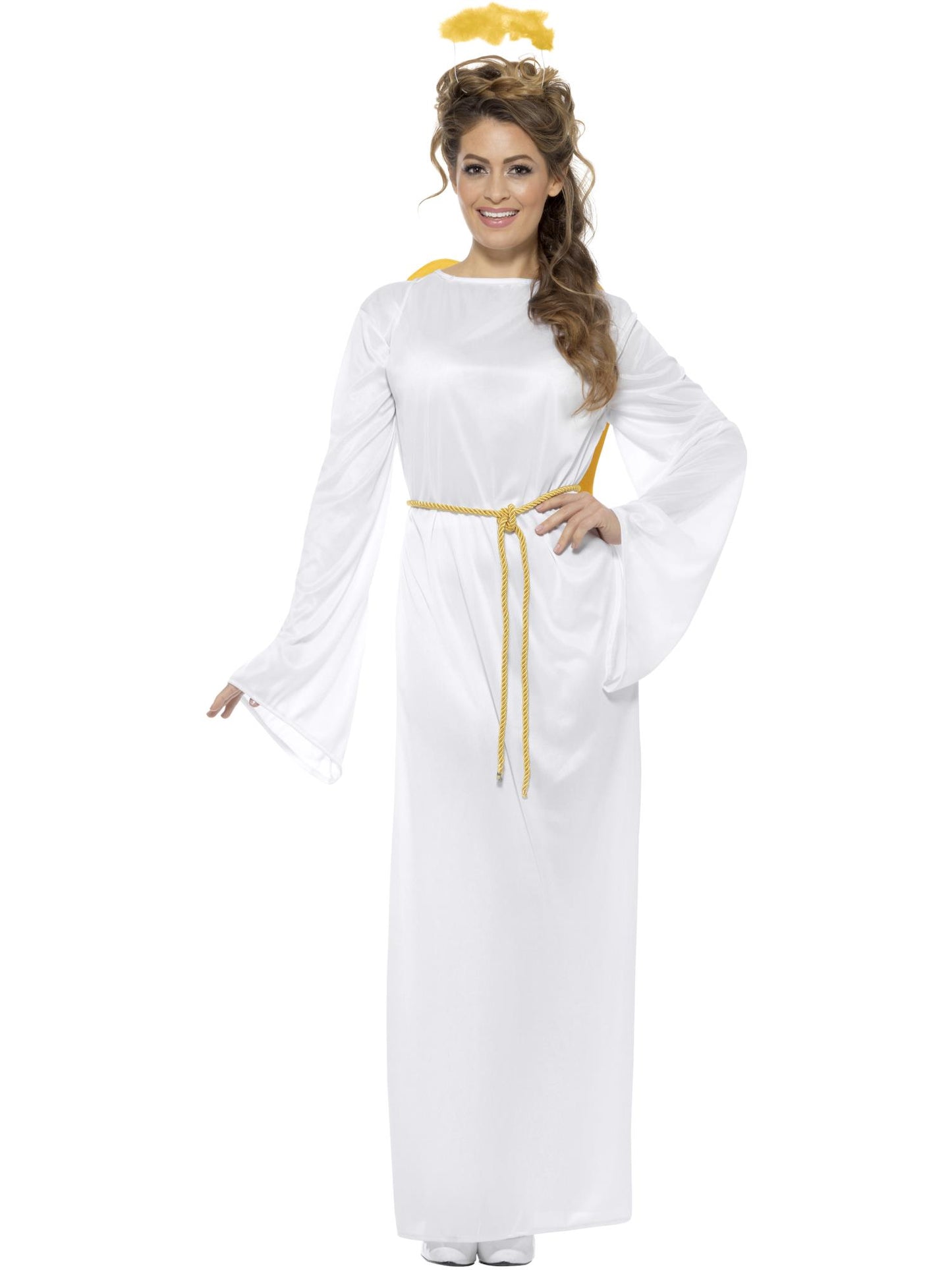 Smiffys Angel Gabriel Costume, Unisex, White CS