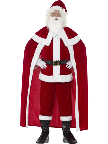 Smiffys Deluxe Santa Claus Costume with Trousers, Red CS für Herren