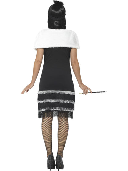 Smiffys Flapper Costume, Black CS für Damen