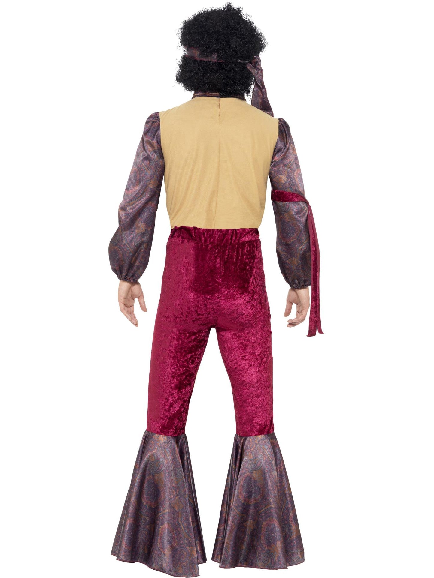 Smiffys 1970S 70s Psychedelic Rocker Costume, Purple CS für Herren