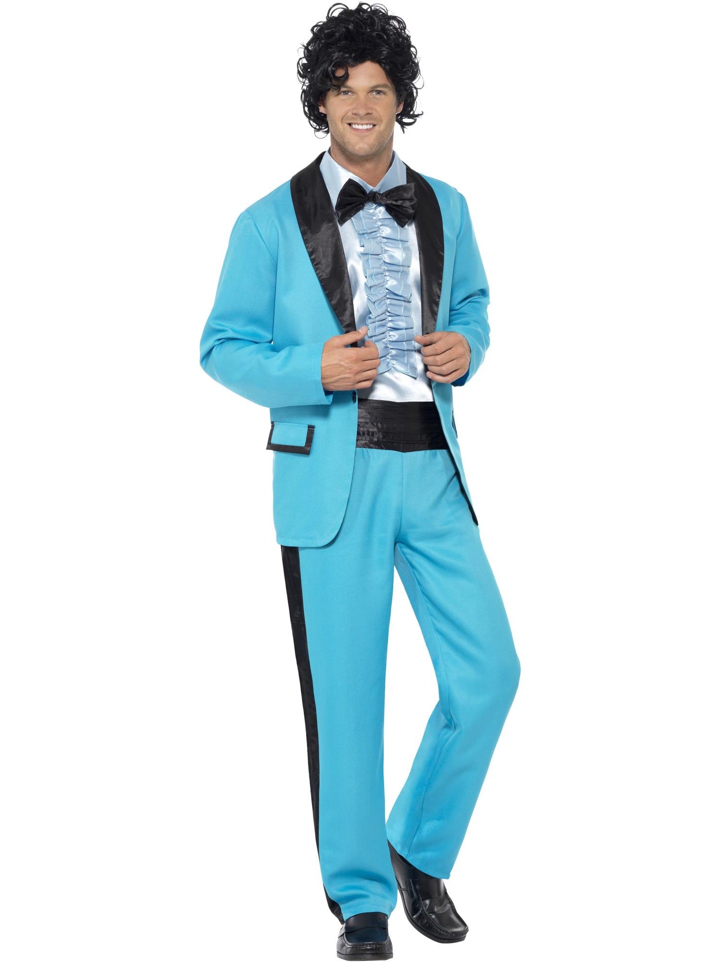 Smiffys 1980S 80s Prom King Costume, Blue CS für Herren